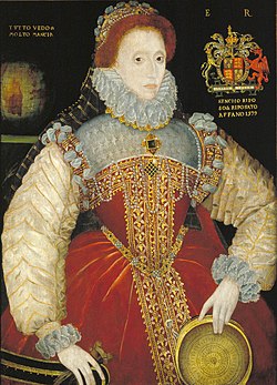 Plimpton Sieve Portrait of Queen Elizabeth I 1579