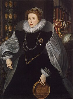 Sieve Portrait of Queen Elizabeth I 1583